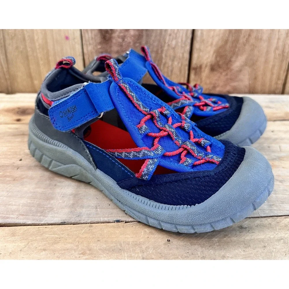 OshKosh Water Shoes Closed Toe Athletic Toddler Boys 12 Blue Excellent